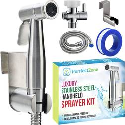 Purrfectzone Bidet Sprayer for Toilet Handheld Sprayer Kit- Easy to Install, Great Hygiene with Less Money Spentâ¦ outofstock